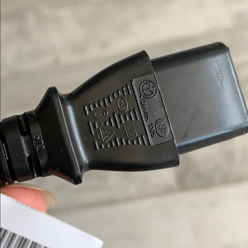 I-Sheng EUR Travel Thick EU Monitor Power Cable New